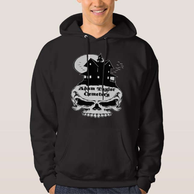Moletom Hoodie dos funcionarios do cemitério de Adam (Frente)