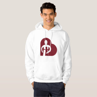 Moletom Hoodie dos homens (branco)