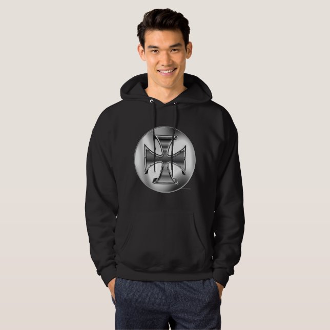 Moletom Hoodie dos Homens da Cruz de Ferro (Frente Completa)