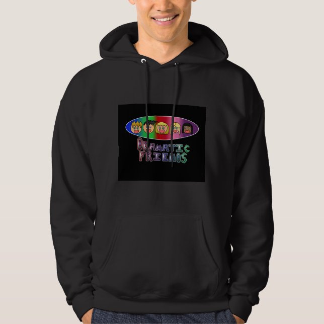 Moletom Hoodie dramático dos amigos (Frente)