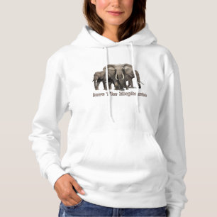 Moletom Hoodie, Elefante Africano