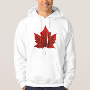 Moletom Hoodie encapuçado de Canadá da camisola da folha