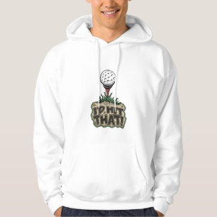 Moletom Hoodie engraçado do pulôver: Eu bateria aquele!
