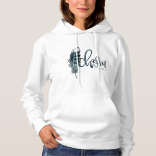 Moletom ' - Hoodie escolhido ` do branco das senhoras