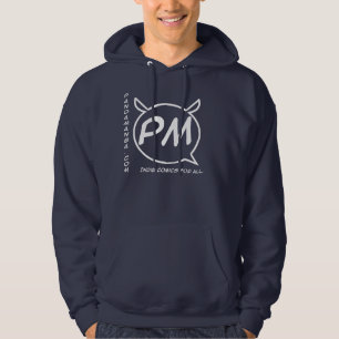 Moletom Hoodie escuro do PM