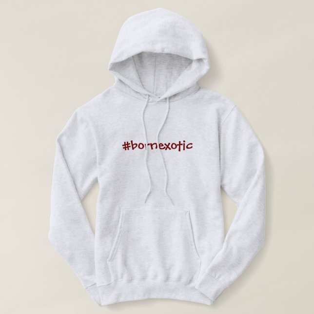 Moletom Hoodie Exótico do Nascer Hashtag (Frente do Design)