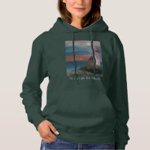 Hoodie feminino "Seja a luz que brilha"