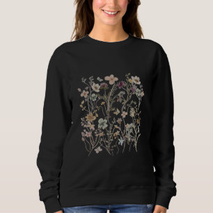 Moletom Hoodie Floral, de uso feminino