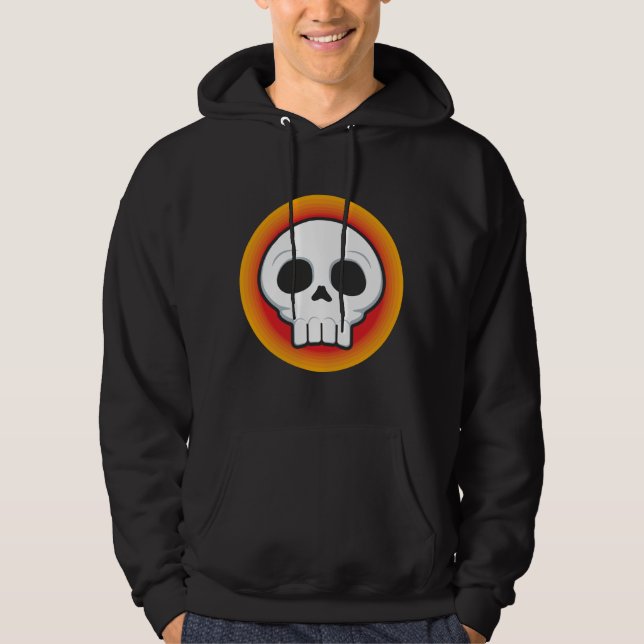 Moletom Hoodie Funky do crânio (Frente)