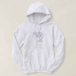 Moletom Hoodie geométrico do pássaro do quivi de NZ