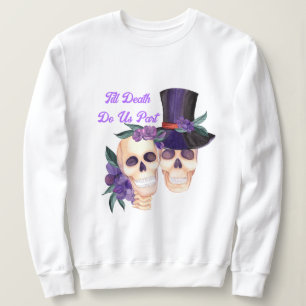 Moletom Hoodie Gráfico de Halloween, Skulls Spooky