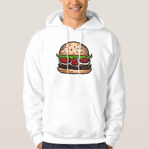 Moletom Hoodie hambúrguer gigante