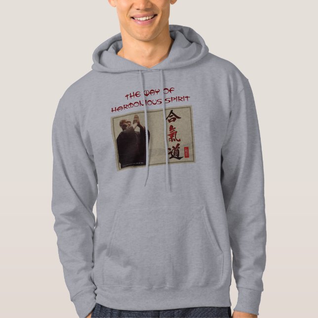 Moletom hoodie harmonioso dos homens do espírito (Frente)