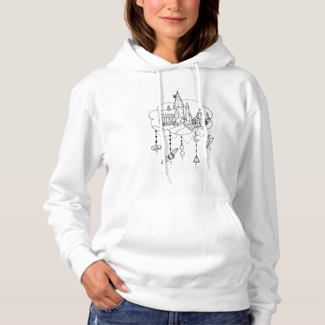 Moletom Hoodie Hogwarts (Frente)