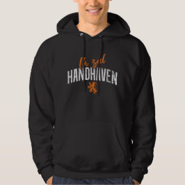 Moletom Hoodie holandês da divisa, Ik Zal Handhaven