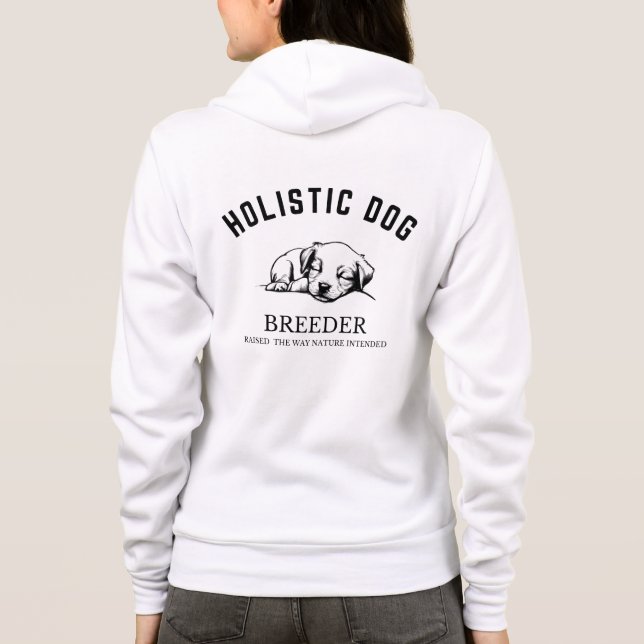 Moletom Hoodie Holística de Criador de Cachorros- Feminino (Verso)