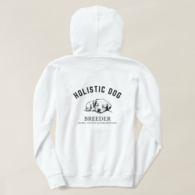 Moletom Hoodie Holística de Criador de Cães - Unisex Hoodi (Verso do Design)