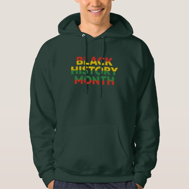 Moletom Hoodie Homens do Mês da História Negra (Frente)
