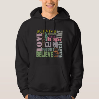 Moletom Hoodie inspirado das palavras da lesão cerebral