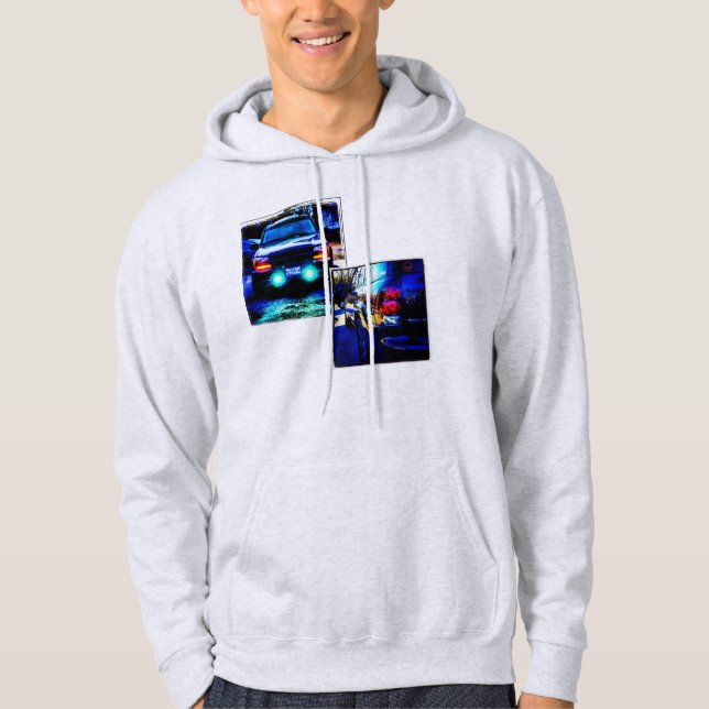 Moletom Hoodie irritado da cara dos SS LS2 do pioneiro (Frente)