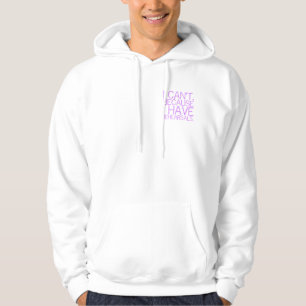 Moletom Hoodie leve dos ensaios (lavanda)