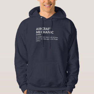 Moletom Hoodie Mecânica da Aeronave - Definição de Testemu