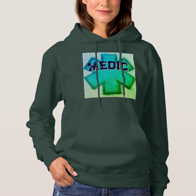 Moletom Hoodie, médico feminino (Frente)
