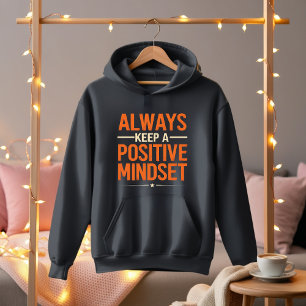Moletom Hoodie Mindset Sempre Positivo - Visto Motivaciona