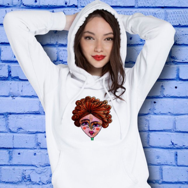 Moletom Hoodie (Mulher Whimsical 01) (Criador carregado)