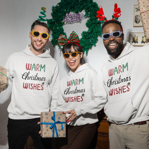 Moletom Hoodie Natal - Desejos Quentes de Natal