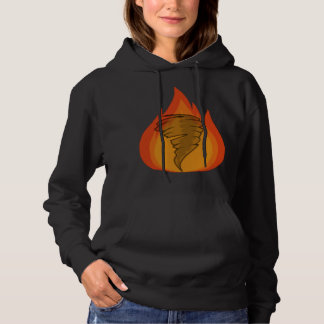Moletom Hoodie padrão feminino