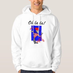 Moletom Hoodie parisiense do la do la de Paris France oh