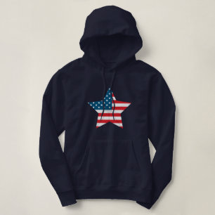 Moletom Hoodie Patriótico das Mulheres