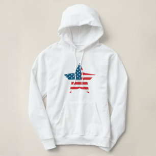 Moletom Hoodie Patriótico das Mulheres