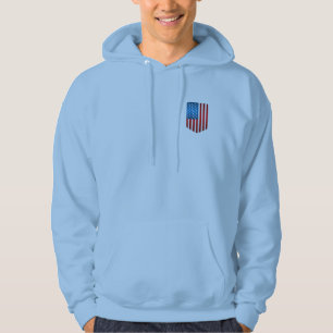 Moletom Hoodie Patriótico dos Homens