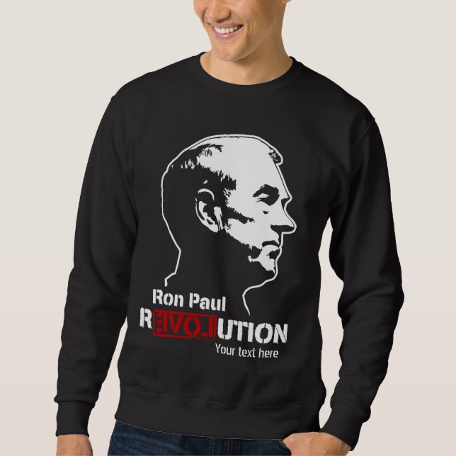 Moletom Hoodie personalizado revolução de Ron Paul (Frente)