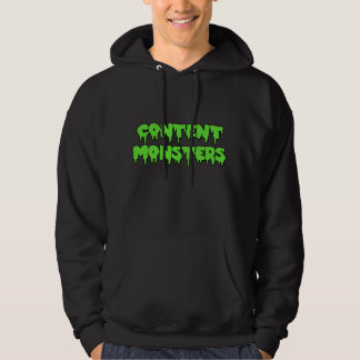 MOLETOM HOODIE PRETO CLÁSSICO DOS MONSTRO SATISFEITOS