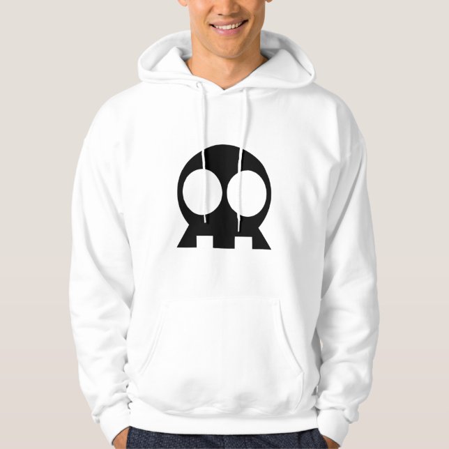 Moletom Hoodie PRETO da chave do crânio (Frente)