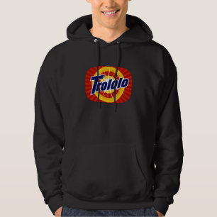 Moletom Hoodie preto de Trololo TeeVee