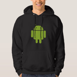 Moletom Hoodie preto do Android