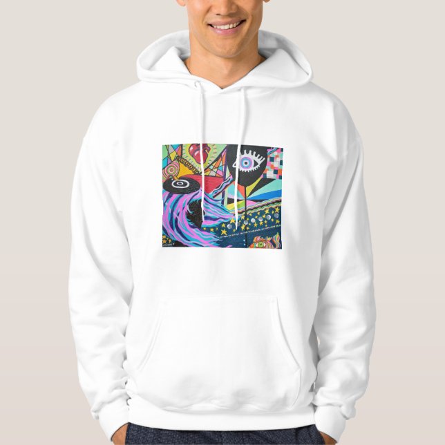 Moletom Hoodie preto do balão (Frente)