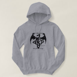 Moletom Hoodie preto do dragão dos membros da sociedade da