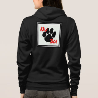 Moletom Hoodie preto do NU Boi das mulheres