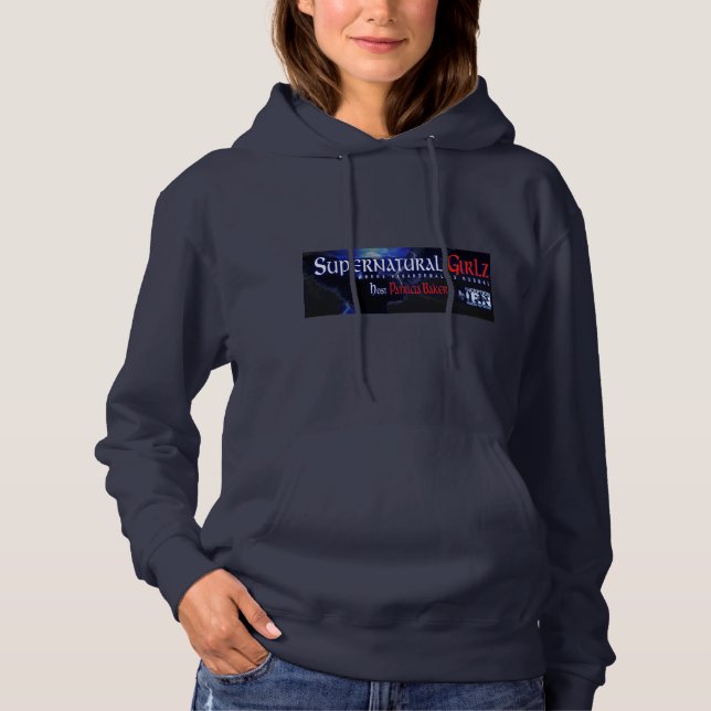 Moletom Hoodie sobrenatural do logotipo do Girlz das (Frente)