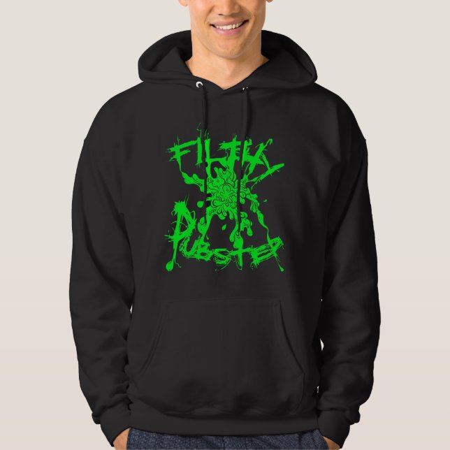 Moletom Hoodie sujo de Dubstep (Frente)