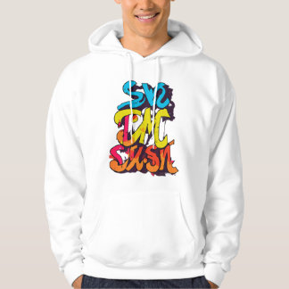 Moletom Hoodie 'Swe Pac Sun' do estilo de Grafite vibrante