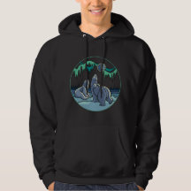 Hoodie tribal do urso da arte dos animais