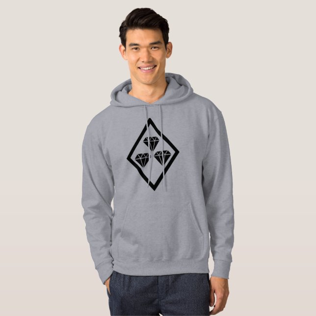 Moletom Hoodie triplo do diamante (Frente Completa)
