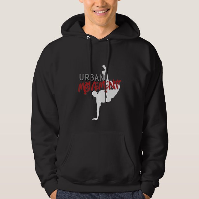 Moletom Hoodie urbano do movimento (Frente)