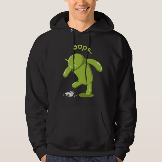 Moletom Hoodie V.2 do Android Oops (Frente)